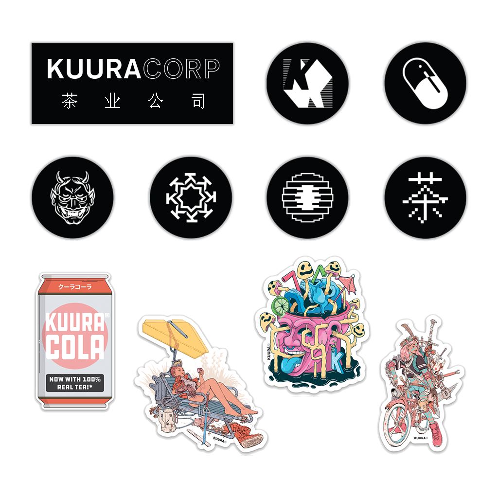 KUURACORP® Sticker Pack