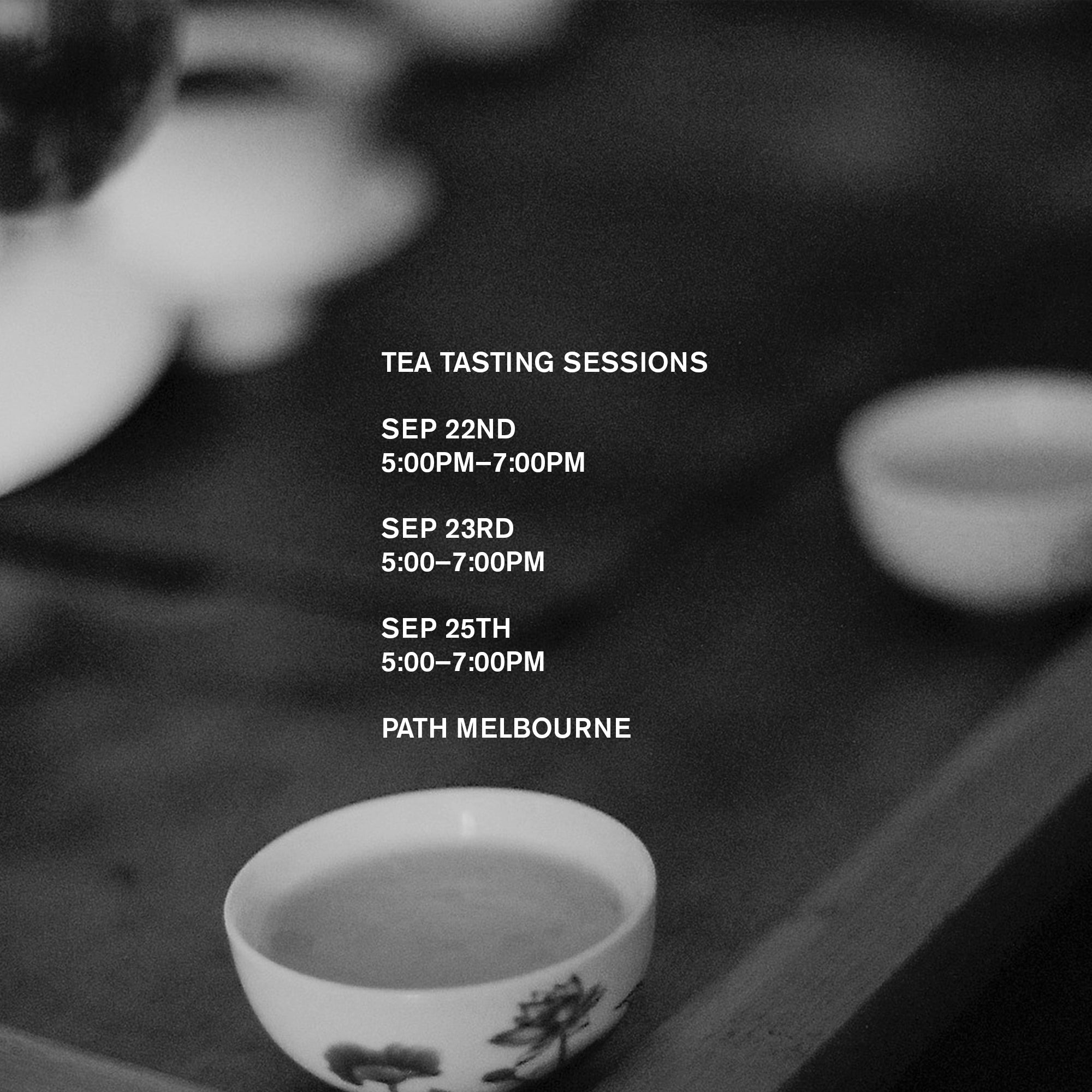 Tea Tasting Sessions — Path Melbourne