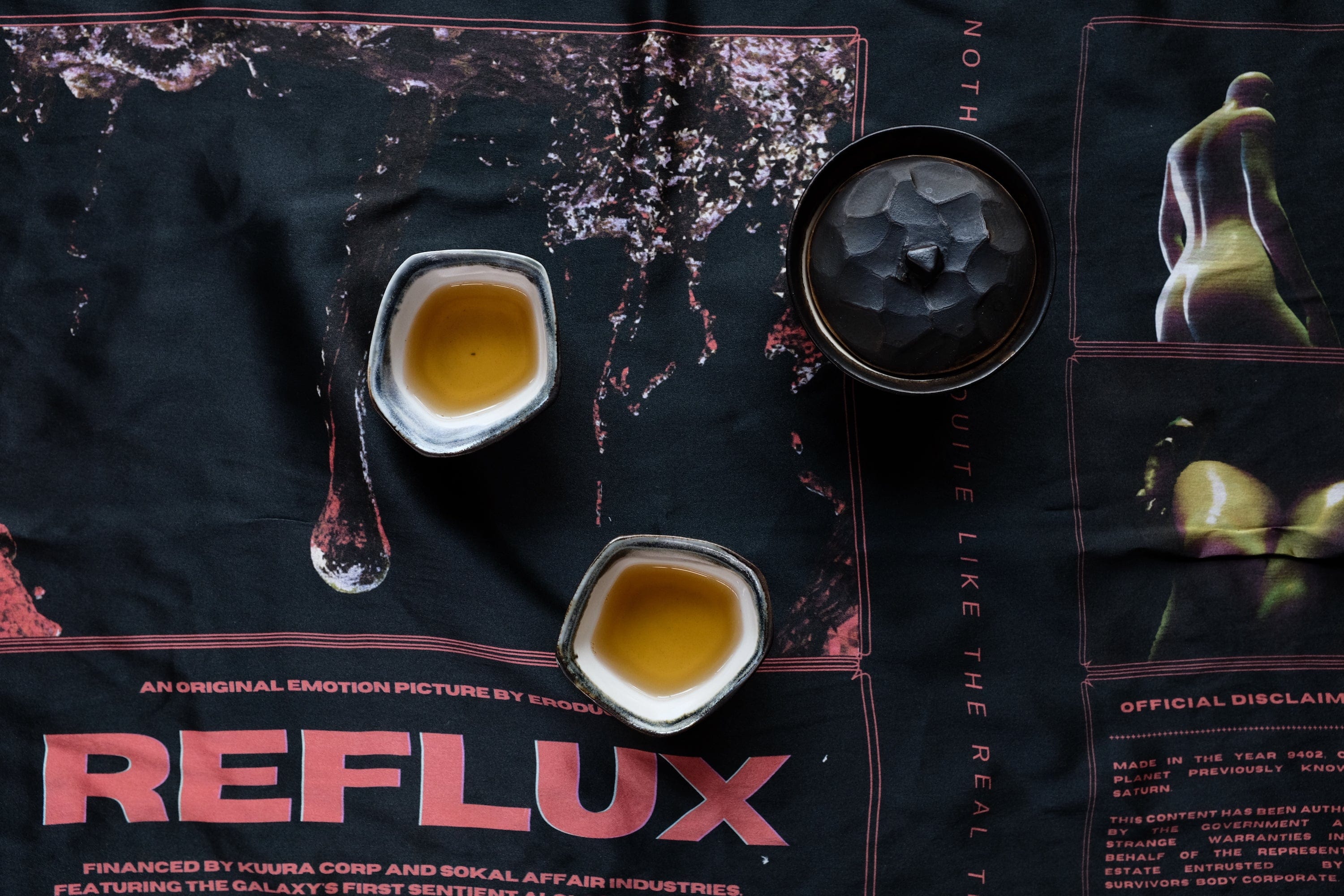 'REFLUX' Chabu - Silk Tea Cloth
